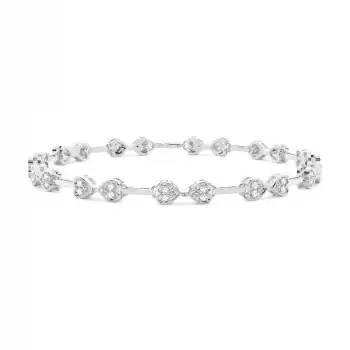 White Gold Evening Diamond Bracelets