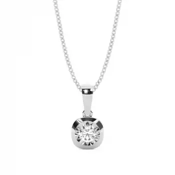 White Gold Everyday Diamond Pendants