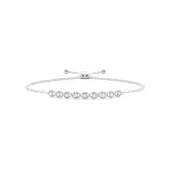 White Gold Friendship Diamond Bracelets