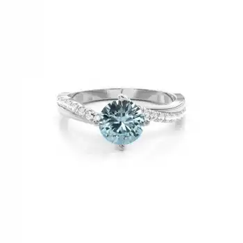 White Gold Gemstone Rings Diamond Engagement