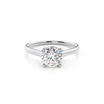 White Gold Solitaire Diamond Engagement Rings