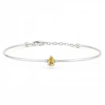 Yellow Elegant Drop Bracelet