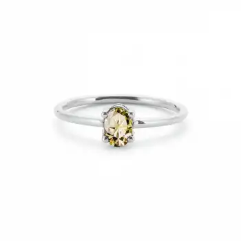 Yellow Pure Oval Ring