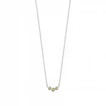 Yellow Trio Minimal Necklace