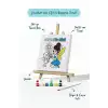 Annemizin Günü Temalı Eğitici Boyama Tuvali – Şövaleli Set 20x20 cm