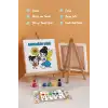 Annemizin Günü Temalı Eğitici Boyama Tuvali – Şövaleli Set 20x20 cm