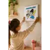 Annemizin Günü Temalı Eğitici Boyama Tuvali – Şövalesiz Set 20x20 cm
