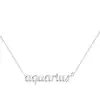 Aquarius Solitaire Necklace