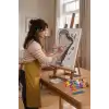 Arp Desenli Mandala Tuval Boyama Seti 40x50 cm