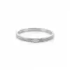 Baguette Diamond Frost Enamel Ring