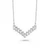 Baguette Diamond Pendant Necklace