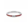 Baguette Diamond Rouge Enamel Ring