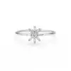 Baguette Flower Diamond Ring