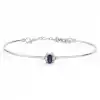Baguette Sapphire & Diamond Bracelet