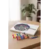 Balerin Desenli Mandala Tuval Boyama Seti 40x50 cm