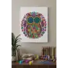 Baykuş Desenli Mandala Tuval Boyama Seti 40x50 cm