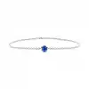 Blue Aura Solitaire Bracelet