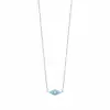 Blue Eye Diamond Necklace