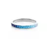 Blue Sleek Band Ring