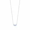 Blue Trio Minimal Necklace