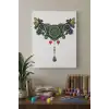 Bohem Desenli Mandala Tuval Boyama Seti 40x50 cm