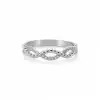 Braided Diamond Ring