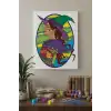 Cadı Desenli Mandala Tuval Boyama Seti 40x50 cm