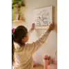 Çiçek Buketi Boyama Tuvali – Şövalesiz Boya Seti 20x20