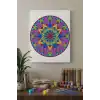 Çiçek Mandala Tuval Boyama Seti 40x50 cm