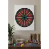 Çiçek Motifli Mandala Tuval Boyama Seti 40x50 cm