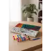 Çığlık Tablosu Desenli Mandala Tuval Boyama Seti 40x50 cm