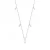 Dangling Baguette Diamond Pendant Necklace