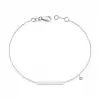 Diamond Bar Plate Bracelet