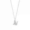 Diamond Cat Pendant Necklace