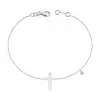 Diamond Cross Bracelet