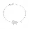 Diamond Elephant Bracelet