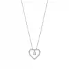 Diamond Heart Pendant Necklace