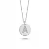 Diamond Letter A Pendant Necklace