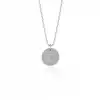 Diamond Letter E Enamel Necklace