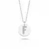Diamond Letter F Pendant Necklace