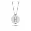 Diamond Letter H Pendant Necklace