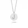 Diamond Letter J Pendant Necklace