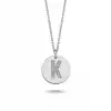 Diamond Letter K Pendant Necklace