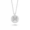 Diamond Letter M Pendant Necklace