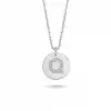 Diamond Letter Q Pendant Necklace