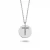 Diamond Letter T Pendant Necklace