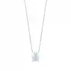 Diamond White Teddy Bear Pendant Necklace