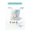 Doğum Günü Unicorn Boyama Tuvali – Şövalesiz Boya Seti 20x20