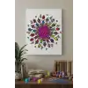Dondurma Desenli Mandala Tuval Boyama Seti 40x50 cm