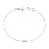 Double Baguette Diamond Chain Bracelet